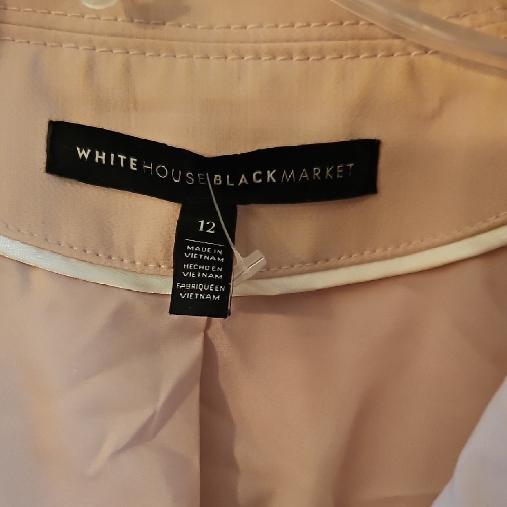 White House Black Market Light Pink Blazer - Picture 2 of 7